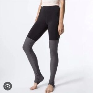 ALO Yoga Black & Grey Goddess Leggings